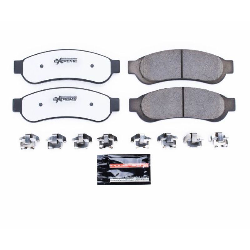 Plaquettes de frein arrière Power Stop 10-12 pour camion et remorquage Ford F-250 Super Duty Z36 avec quincaillerie