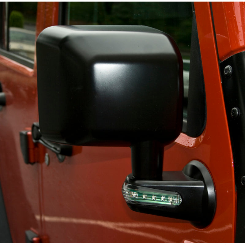 Rétroviseur droit pour Jeep Wrangler 07-18 Rugged Ridge avec signaux LED