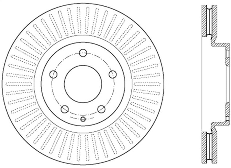 Disque de frein avant gauche StopTech Performance
