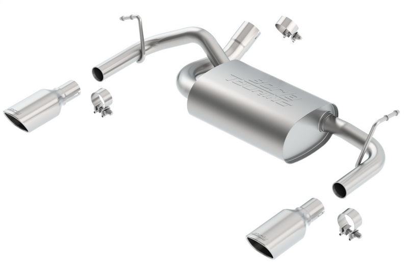 Échappement Borla 12-16 Jeep Wrangler 3.6L AT/MT 4WD Single Split Rr Exit Touring (section arrière uniquement)