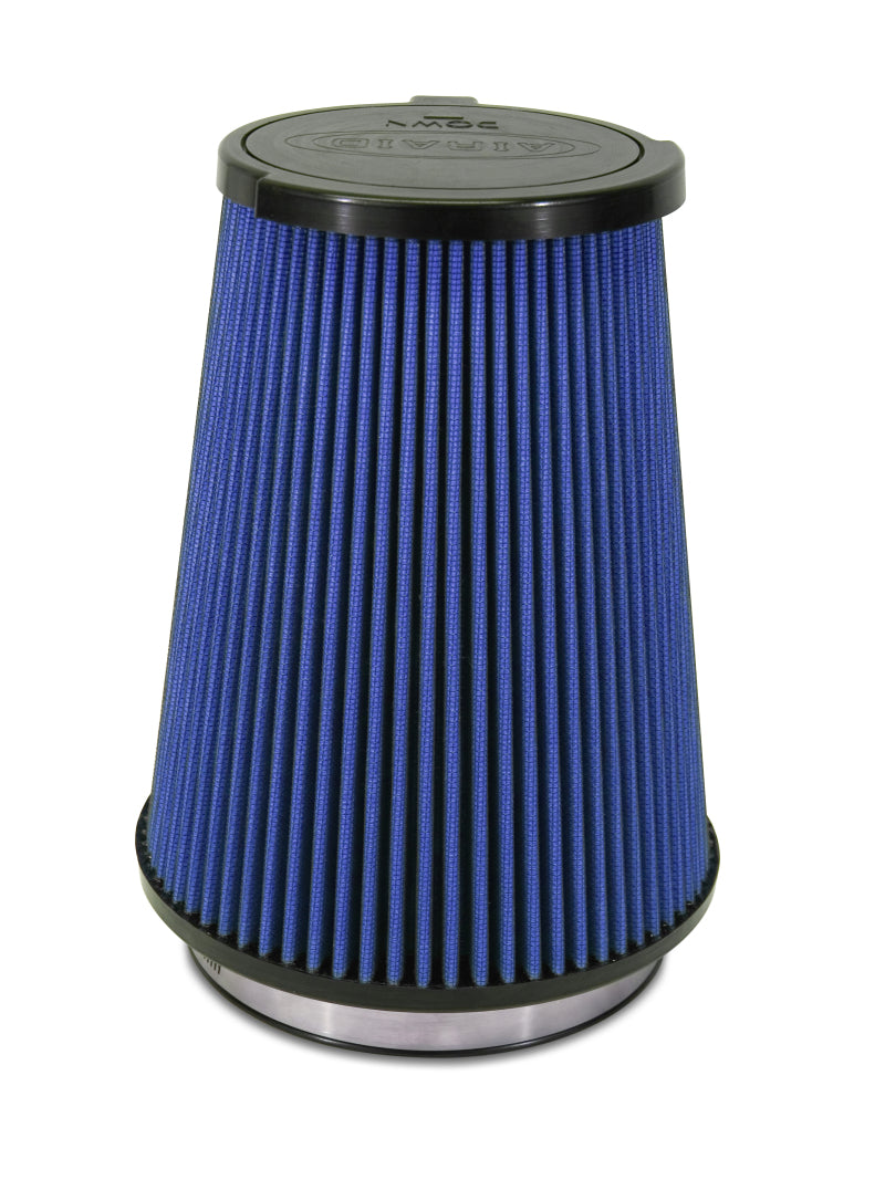 Filtre de remplacement direct Airaid 10-14 Ford Mustang Shelby 5,4 L suralimenté - Média huilé/bleu