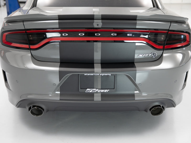 Embouts d'échappement de rechange aFe MACH Force-XP 4-1/2 pouces polis d'origine - Dodge Charger/Hellcat 15-19