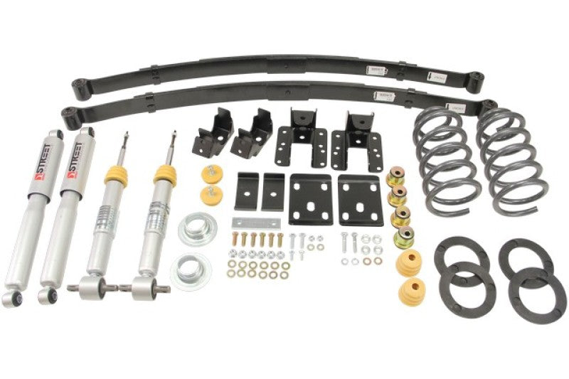 Belltech 14-15 Silver/Sierra Std Cab 2wd 3 po ou 4 po F/5 ou 6 po R Drop avec kits d'abaissement d'amortisseurs SP