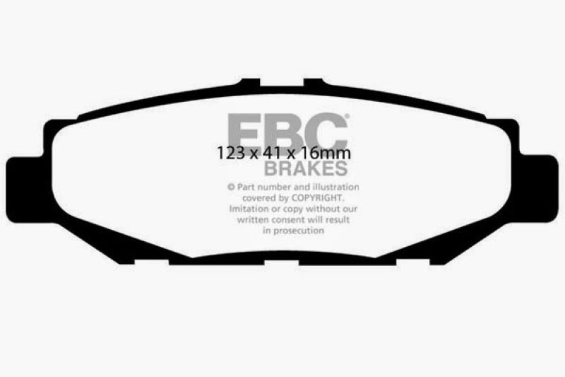 Plaquettes de frein arrière Redstuff EBC 93-97 Lexus GS300 3.0