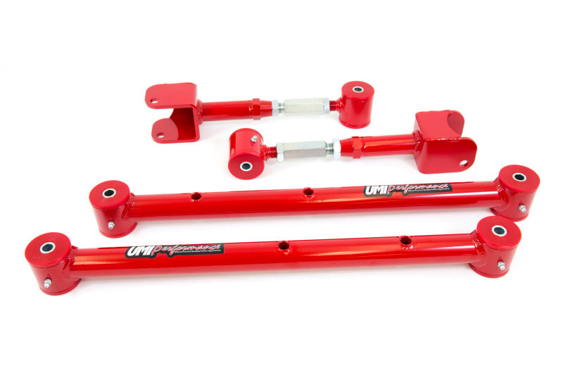 Kit de bras de suspension inférieur et de bras de suspension supérieur réglable GM A-Body UMI Performance 64-67