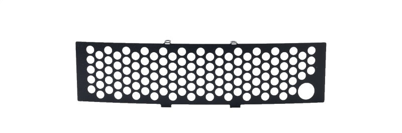 Putco 11-14 Ford F-150 - Inserts de calandre de pare-chocs EcoBoost - Poinçon SS noir avec ouverture pour prise de chauffage