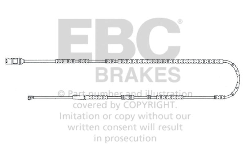 Câbles d'usure arrière EBC 2010-2016 BMW Z4 3.0L (E89)