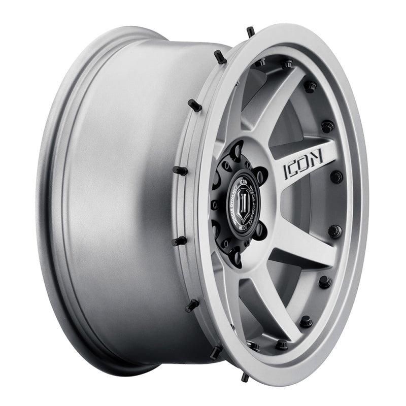 Roue en titane ICON Rebound Pro 17x8,5 5x4,5 0 mm de déport 4,75 pouces BS 71,5 mm d'alésage