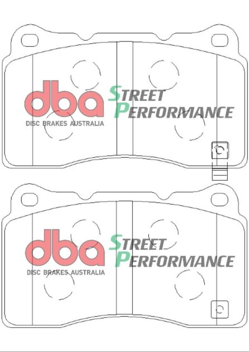 Plaquettes de frein avant DBA 04-14 Subaru Impreza WRX STI SP500