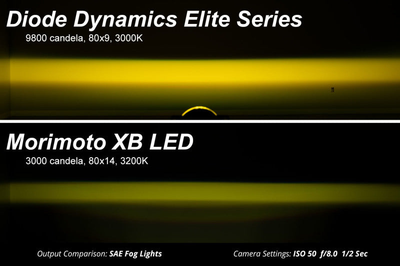 Phare antibrouillard Diode Dynamics Elite Type F2 - Blanc (paire)