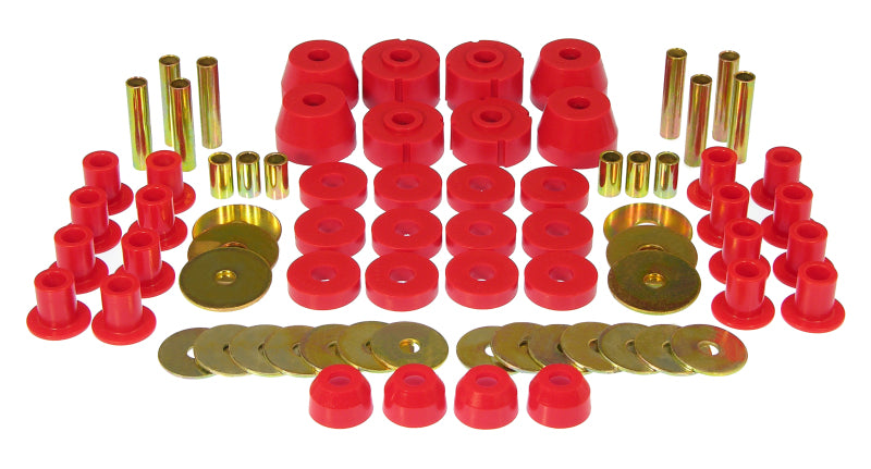 Kit complet Prothane 72-93 Dodge Ramcharger 4 roues motrices - Rouge
