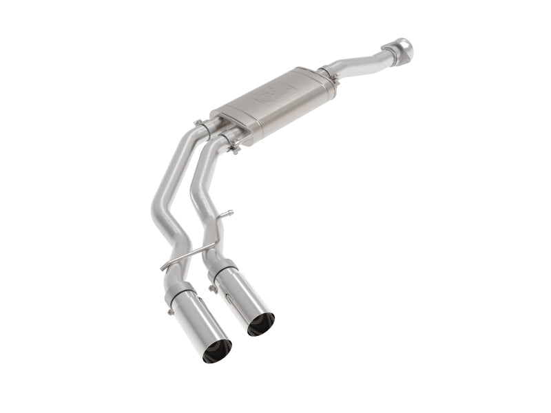 Échappement Cat-Back aFe Rebel 3 pouces 409 SS 2021 Ford F-150 V6 2,7 L/3,5 L (tt)/V8 5,0 L avec embouts polis