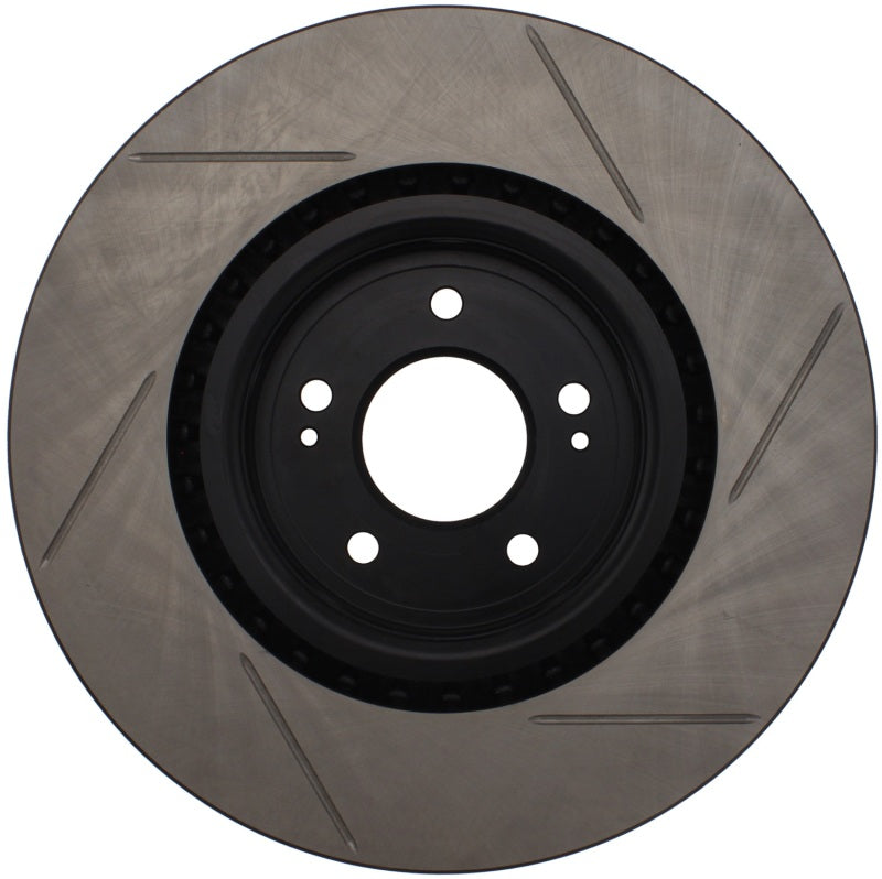 Rotor avant droit fendu StopTech Power Slot 08-09 Evo 10