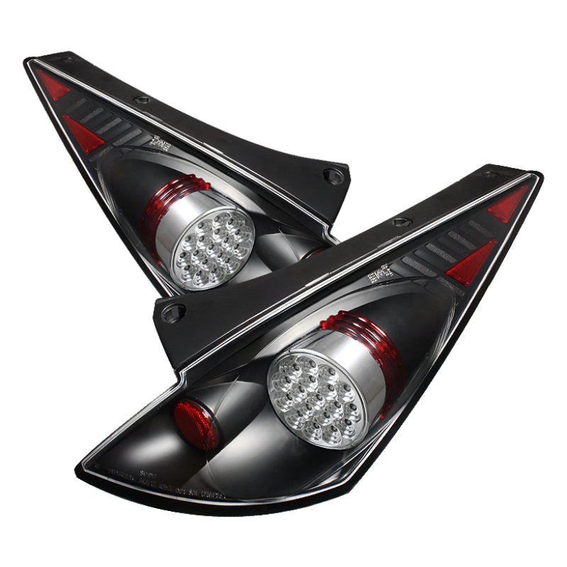 Feux arrière à LED Spyder Nissan 350Z 03-05 Noir ALT-YD-N350Z02-LED-BK