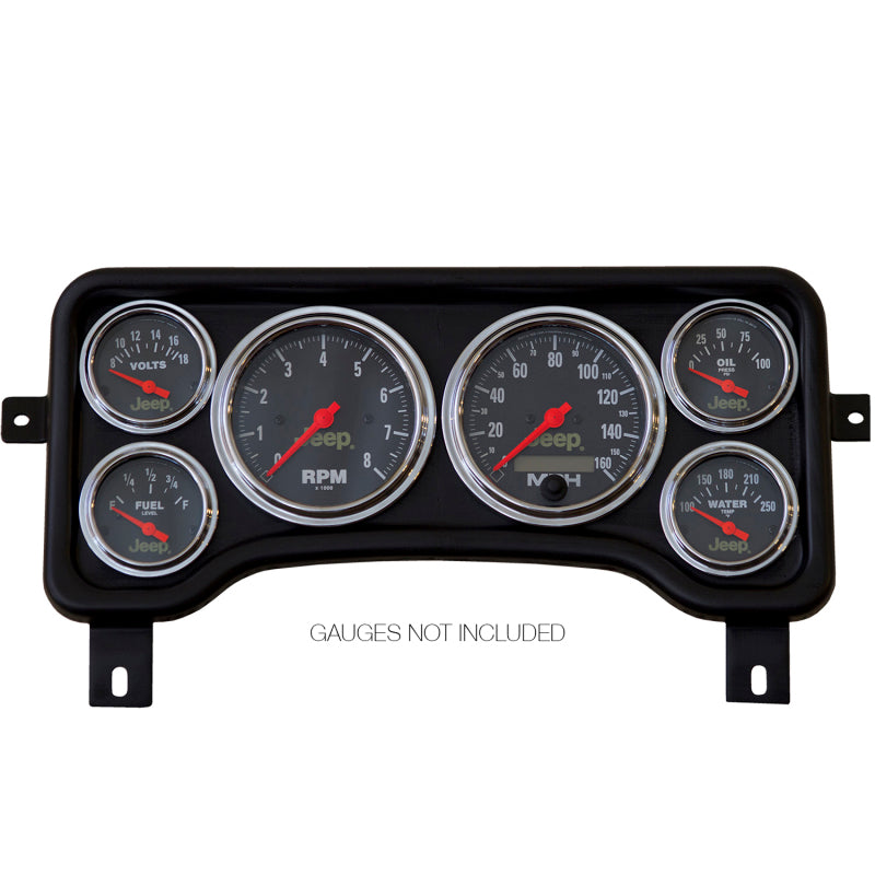 Tableau de bord à montage direct Autometer Jeep TJ/XJ, jauge 6, 3 3/8 po x 2 / 2 1/16 po x 4