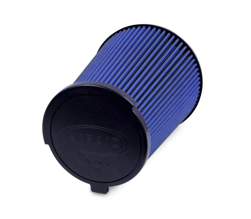Filtre de remplacement direct Airaid 10-14 Ford Mustang Shelby 5,4 L suralimenté - Média huilé/bleu