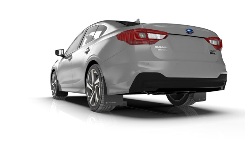 Bavette garde-boue Rally Armor 20-22 Subaru Legacy noire UR avec logo bleu