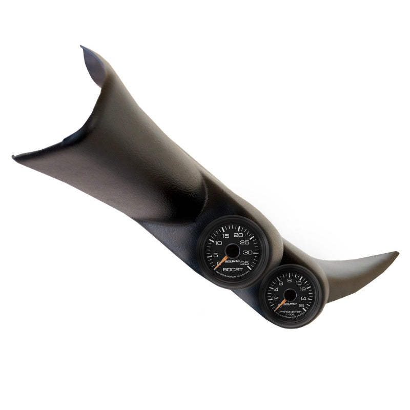 Kit de jauge de haut-parleur double pilier A noir Autometer 01-06 Chevy Duramax