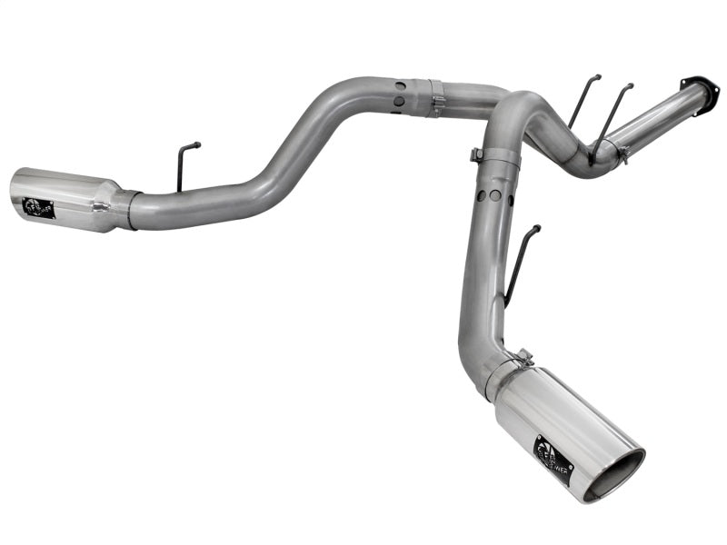 Échappement arrière DPF 4 po 409-SS LARGE BORE aFe avec embout poli pour camions diesel Ford 11-14 V8-6,7 L (td)