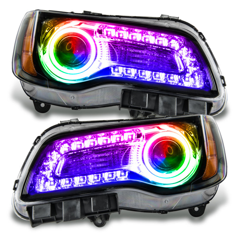 Oracle 11-14 Chrysler 300C SMD HL - Noir - NON HID - DRL - sans contrôleur VOIR LA GARANTIE