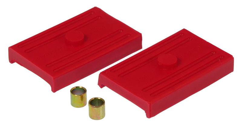 Coussin de ressort supérieur ou inférieur Prothane 68-69 Chevy Camaro/Firebird - Rouge