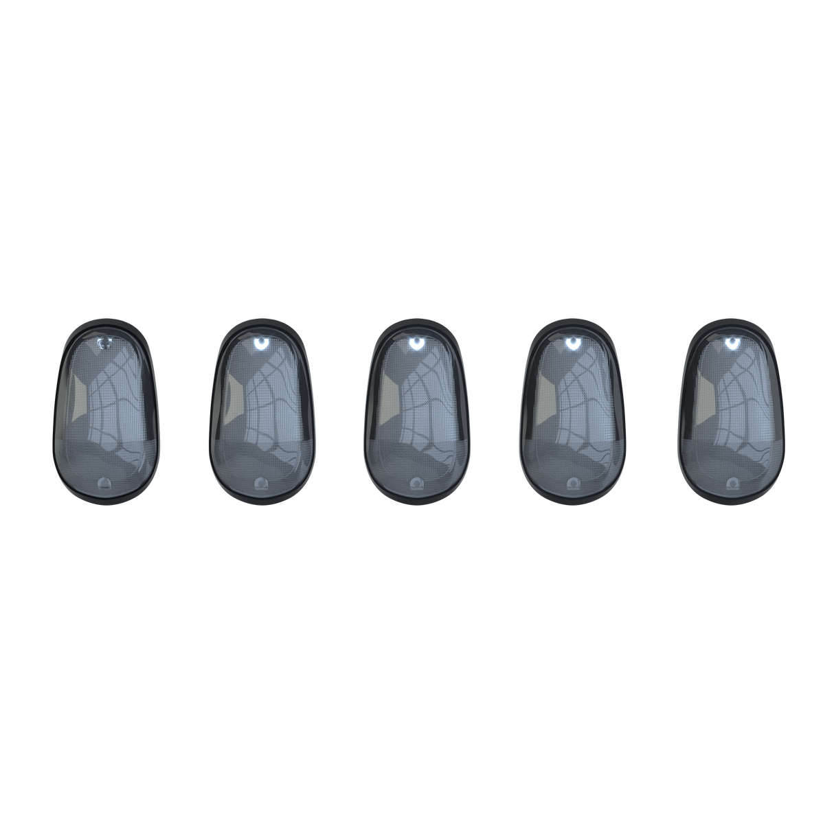 Dodge RAM Heavy-Duty 2500/3500 03-18 5 Piece Cab Roof Light Set 2-Way Front & Rear Facing Ultra High-Power LEDs Multiple Lens & Colors