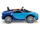 Bugatti Battery Powered RC Ride On Car W/Magic Cars® Wireless Parental Control