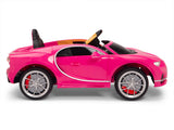 Bugatti Battery Powered RC Ride On Car W/Magic Cars® Wireless Parental Control