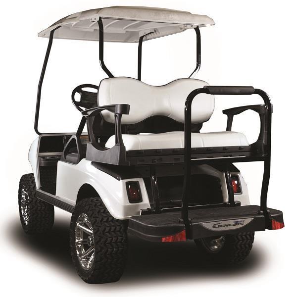 Madjax G300 Alum Seat Kit w/ Deluxe White Cushions for Club Car DS