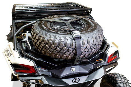 2017-2026 Can Am X3 Maverick Volt Series Baja Spare Tire Rack www.elektricoffroad.com