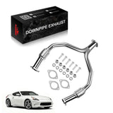 Y Pipe Downpipe Exhaust for 2008-2016 Nissan 370Z Z34 / Infiniti G37 V36 VQ37VHR 3.7L
