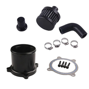 TruckTok 2007.5-2018 6.7L Dodge Ram Cummins 2500 3500 Diesel CCV Black Crankcase Ventilation & EGR Valve Delete Kit TruckTok