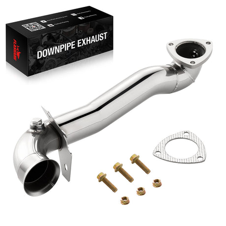 Downpipe Exhaust for 2007-2016 Mini Cooper R55-R61 1.6L Turbo 2.5 inch with 2 O2 sensor bungs Flashark