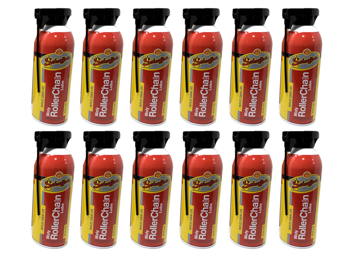 Schaeffers 0227-011S Moly Roller Chain Lube, 13oz Spray Can Schaeffers