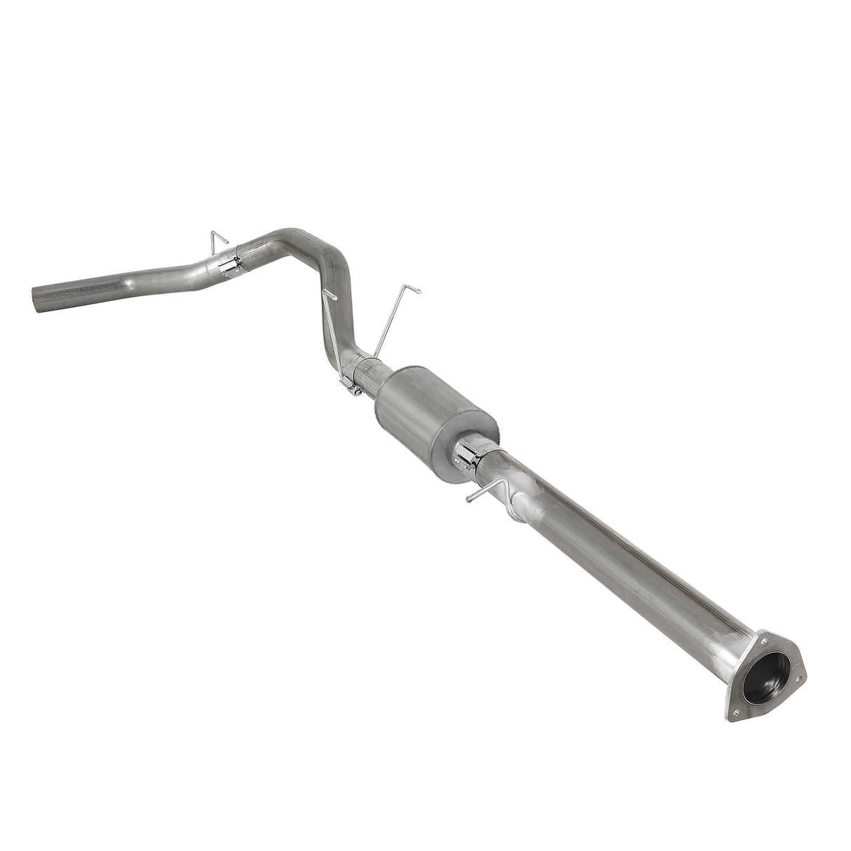 TruckTok 2013-2018 6.7L Dodge Ram Cummins 4" Downpipe back DPF Delete Pipe (With Muffler) TruckTok
