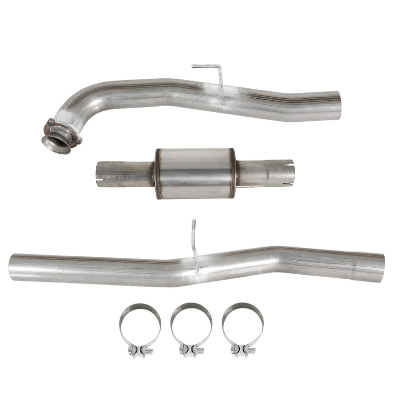 TruckTok 2015.5-2016 Chevy/GMC Duramax LML 4" DPF & CAT Delete Pipe(With Muffler)