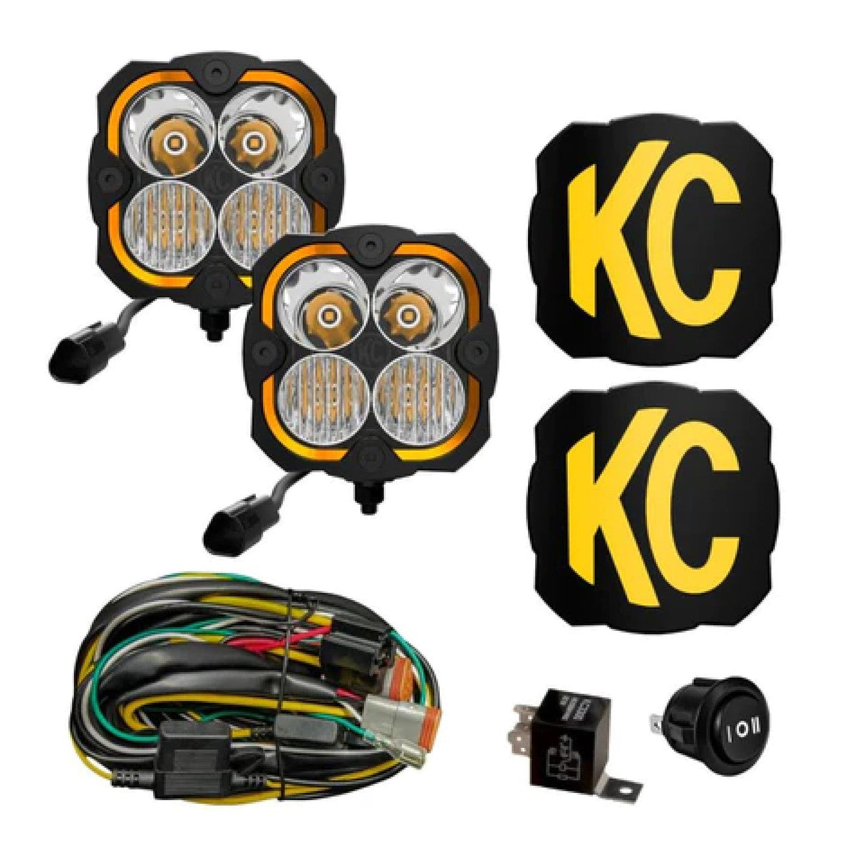 KC HiLiTES - FLEX ERA® 4 - 2-Light System - 80W Combo Beam