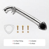 Downpipe Exhaust for 2007-2016 Mini Cooper R55-R61 1.6L Turbo 2.5 inch with 2 O2 sensor bungs Flashark