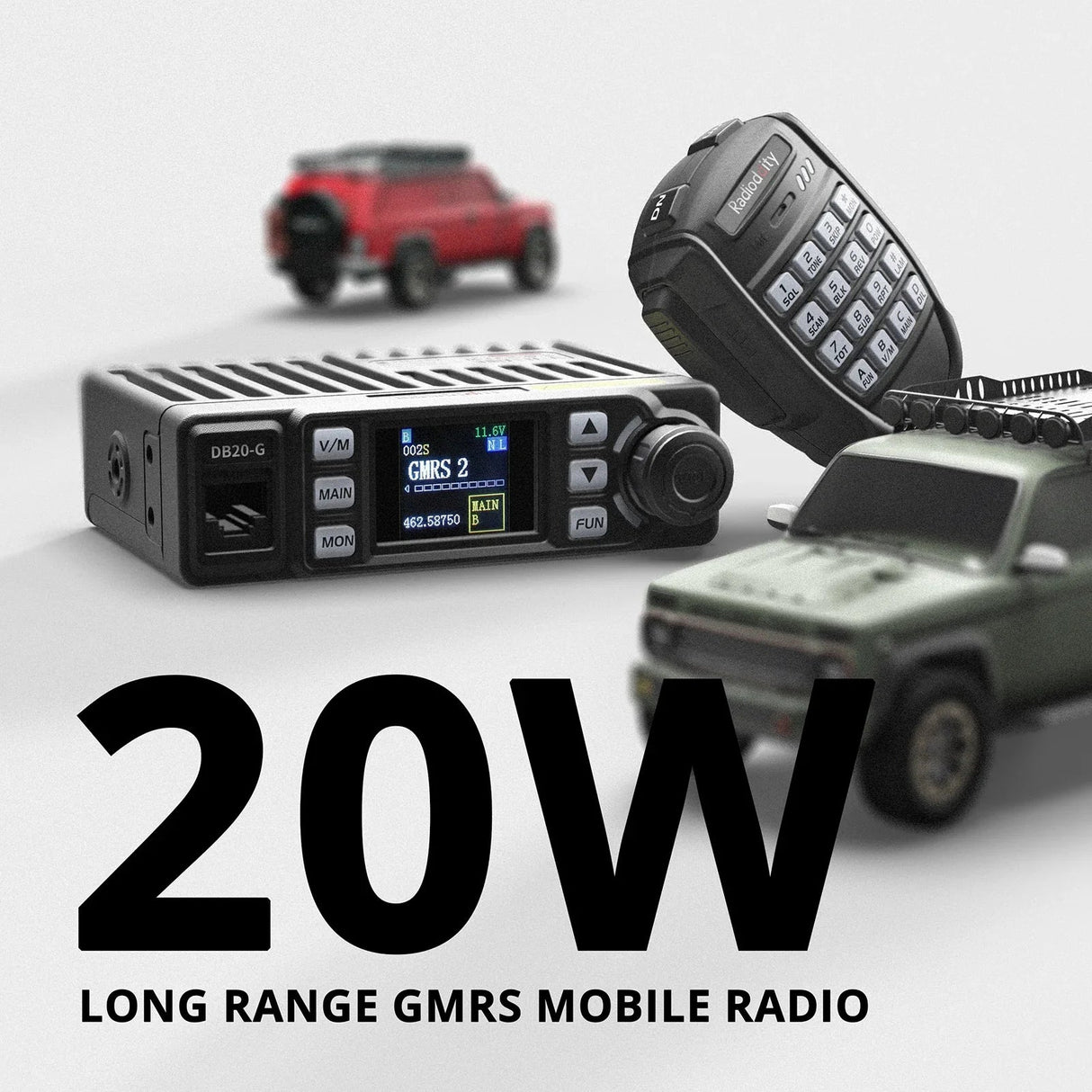 Radioddity DB20-G GMRS Mobile Radioddity