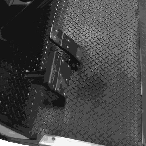 Madjax Replacement Diamond Plated Floormat for E-Z-Go TXT