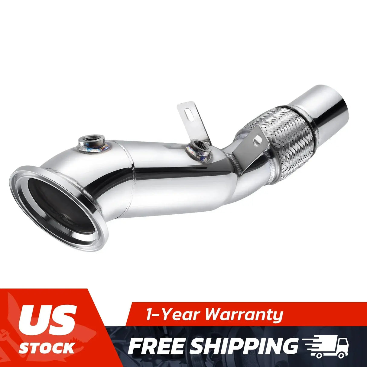 Flashark Catless Downpipes for 2016-2021 BMW B48 (G/F Chassis) 120i/220i/230i/320i/330e/330i/420i/430i/630i/730i & xDrive