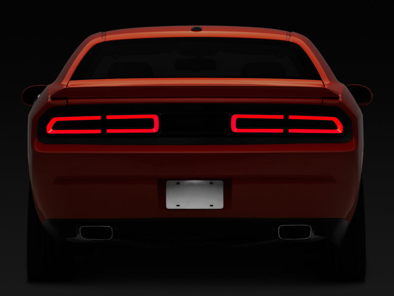 Raxiom 08-14 Challenger LED Tail Lights- Black Housing (Smoked Lens)