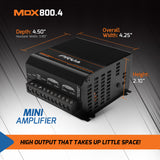 PRV Audio MDX800.4 | 4-Channel Full Range Amplifier PRV Audio