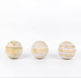 Mango wooden balls 4” KB Decor & More