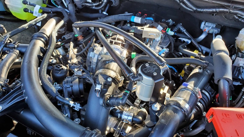 J&L 24-25 Ford Ranger 2.7L EcoBoost PCV Side Clear Anodized