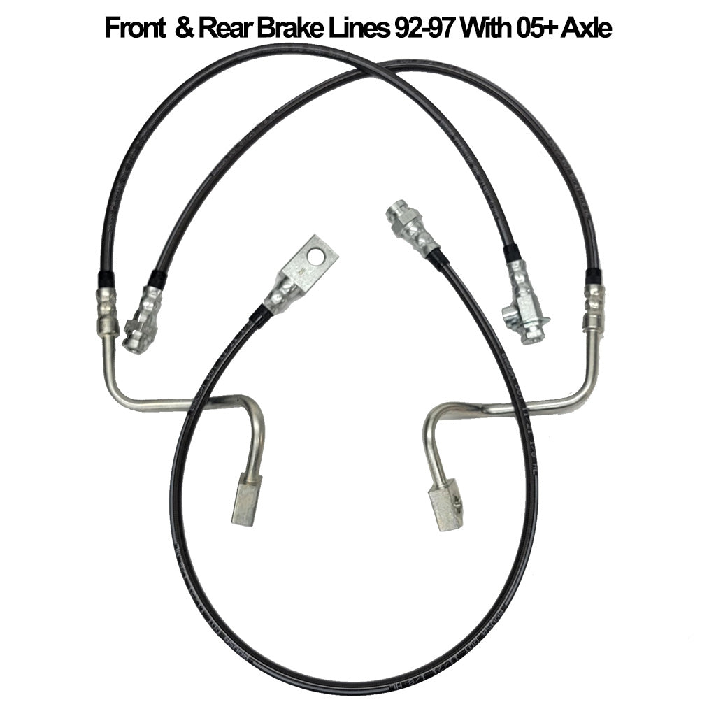 Ford Brake Lines - Extended, Super Duty Conversion - 1992-1997 Ford F-Series Sky's Offroad Design