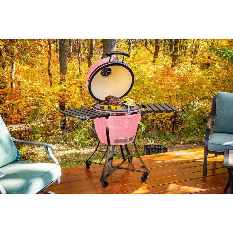 K24 Ceramic Charcoal Grill - Pink