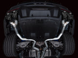 AWE 2024 Ford Mustang Dark Horse S650 RWD Track Edition Catback Exhaust w/ Quad Diamond Black Tips