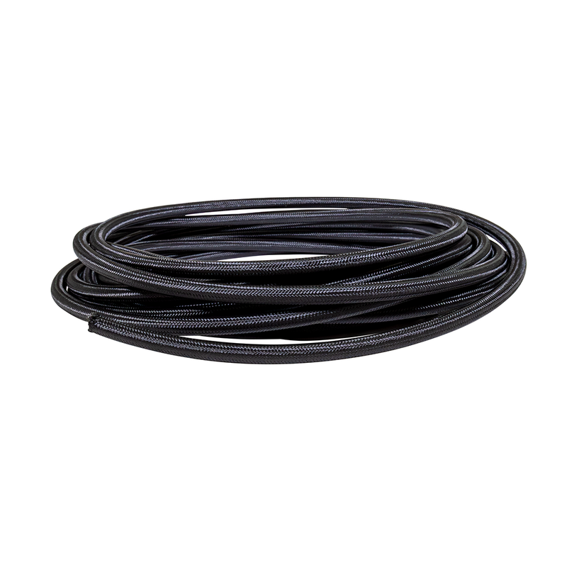 ZZP -06 AN Black Nylon/Stainless Steel Braided Hose