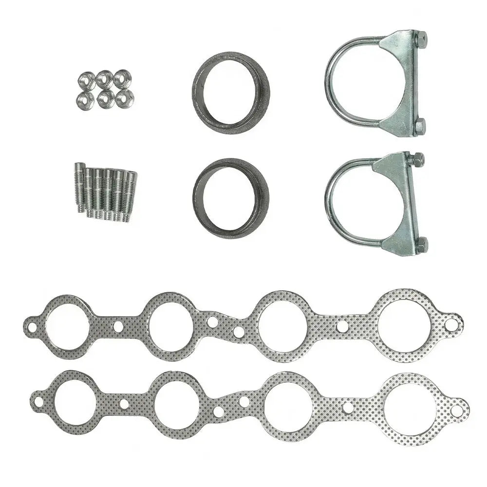 Exhaust Header for 1999-2006 Chevrolet Silverado/Avalanche 1500 GMC Sierra 1500 GMT800 4.8L 5.3L 6.0L V8 Engine (with EGR Valve)